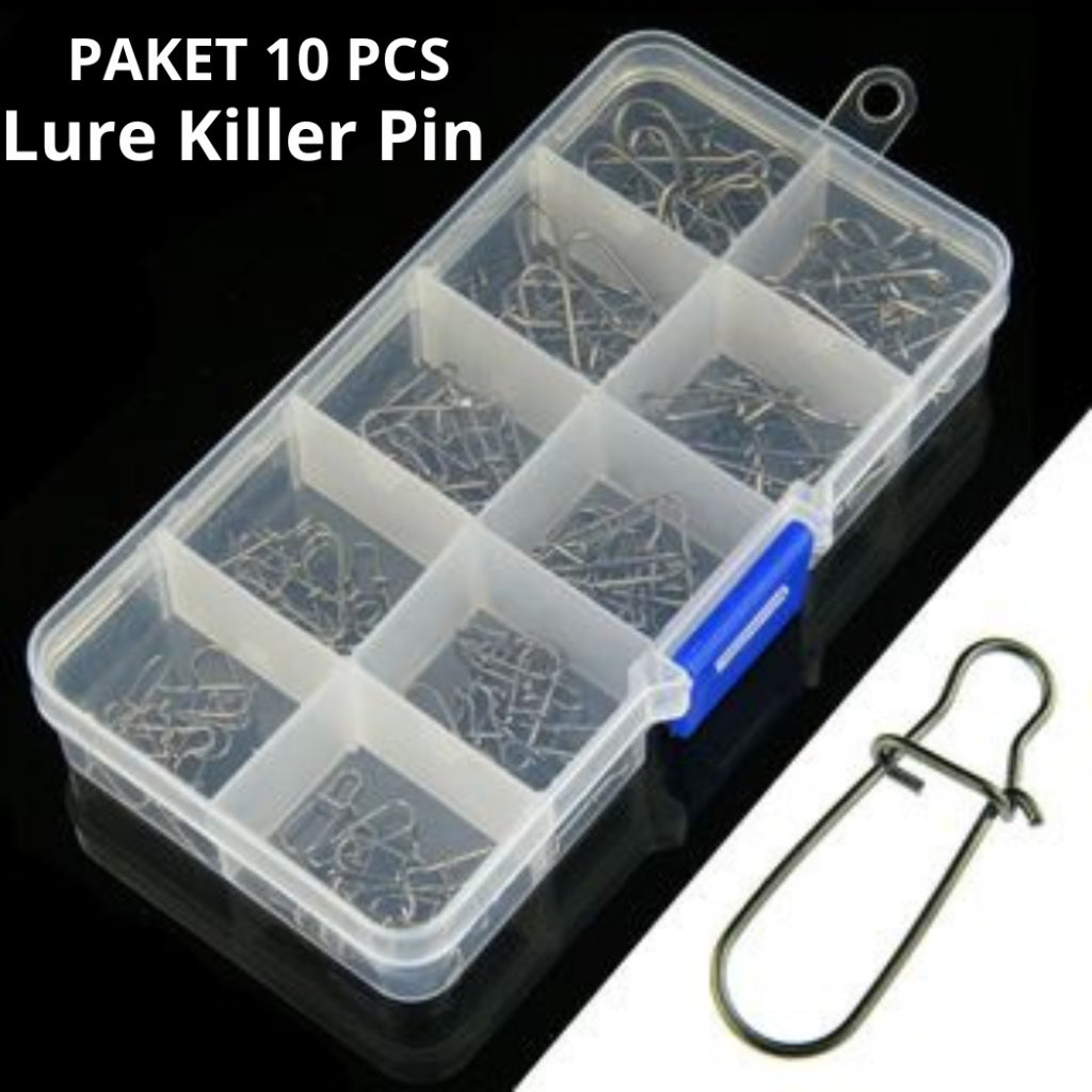 10pcs Lurekiller pin umpan konektor pancing terlaris PU001