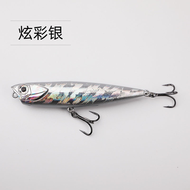Umpan pancing Pencil WTD 5,5g/10g/15g Lure popper mata 3D killer LP224