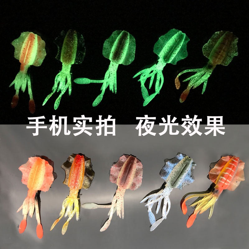 LureKiller Umpan Pancing Lembut Bionic 6Cm/2G Squid Gurita UP003