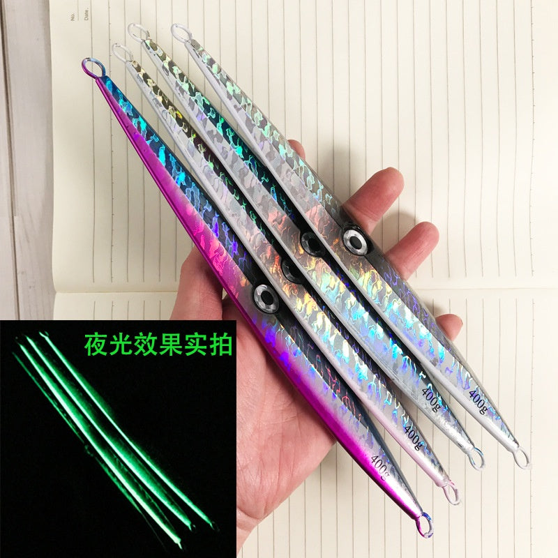 LureKiller Umpan Pancing Metal Jig 40g-400g Superbait Bercahaya MJ034