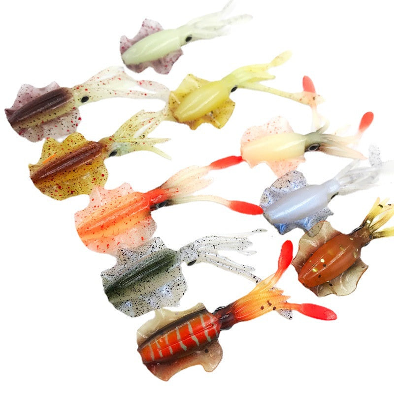 LureKiller Umpan Pancing Lembut Bionic 6Cm/2G Squid Gurita UP003