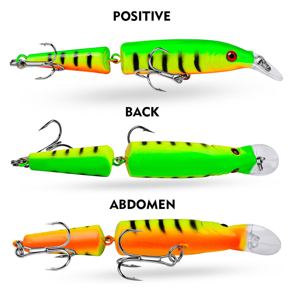 PROBEROS Umpan Lure Minnow jointed Superbait 9.2g / 10.5cm minnow ekor geol MN040