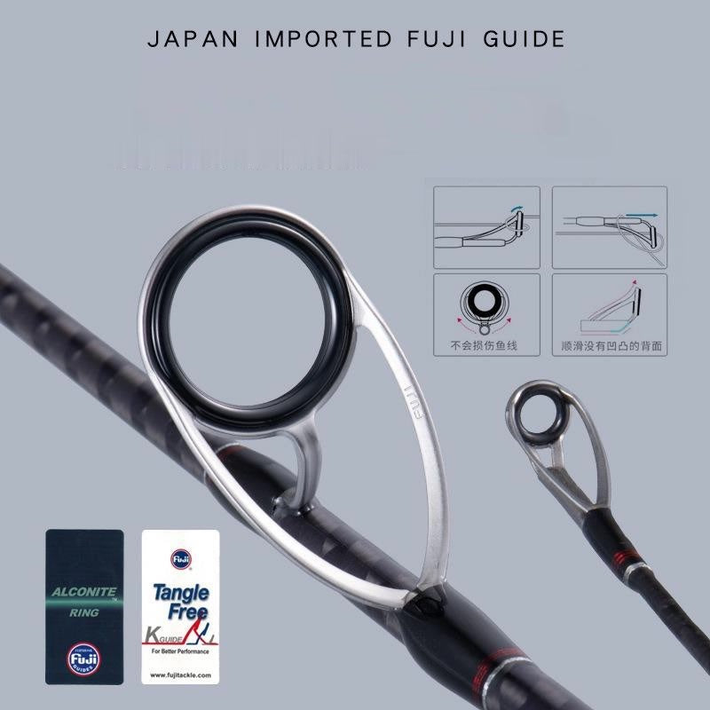 LUREKILLER Joran Pancing BLACK DRAGON Rod Jigging 1.91M FUJI PE 1-3 Jig 80-250G Max Power 15KG JP002