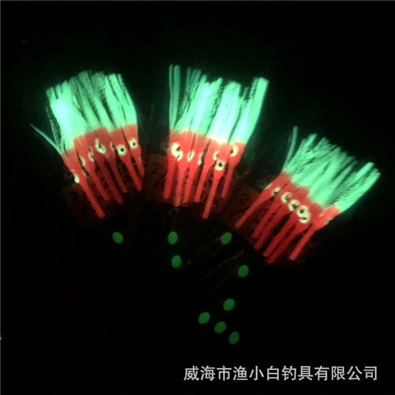 LureKiller Kail Umpan Pancing Luminous Hook Sabiki Kotrekan KU002