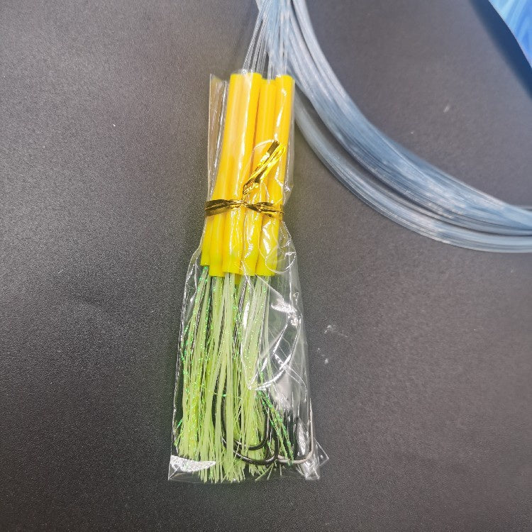 Rangkaian Pancing Ikan Layur Bercahaya Luminous 0.7mm x 2M isi 10pcs DY03-30