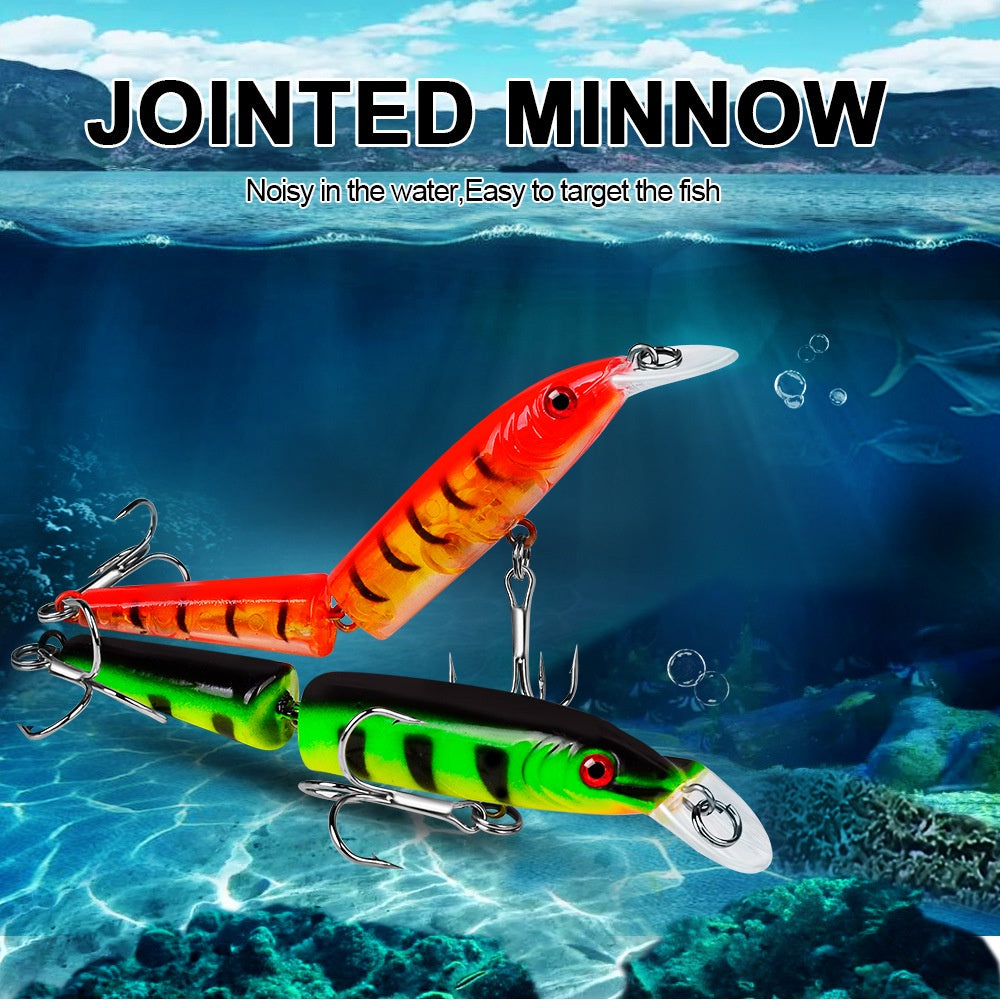 PROBEROS Umpan Lure Minnow jointed Superbait 9.2g / 10.5cm minnow ekor geol MN040