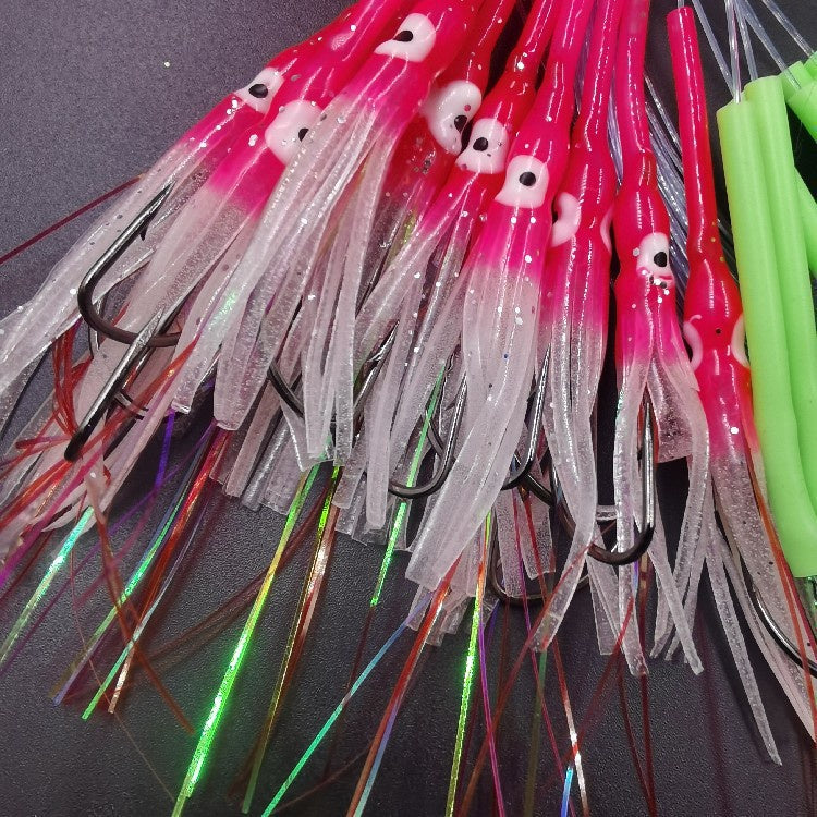 Rangkaian Pancing Ikan Layur Bercahaya Luminous 0.7mm x 2M isi 10pcs DY03-30