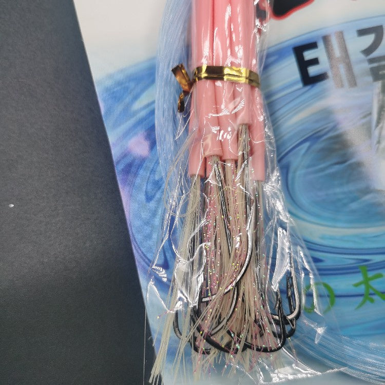 Rangkaian Pancing Ikan Layur Bercahaya Luminous 0.7mm x 2M isi 10pcs DY03-30