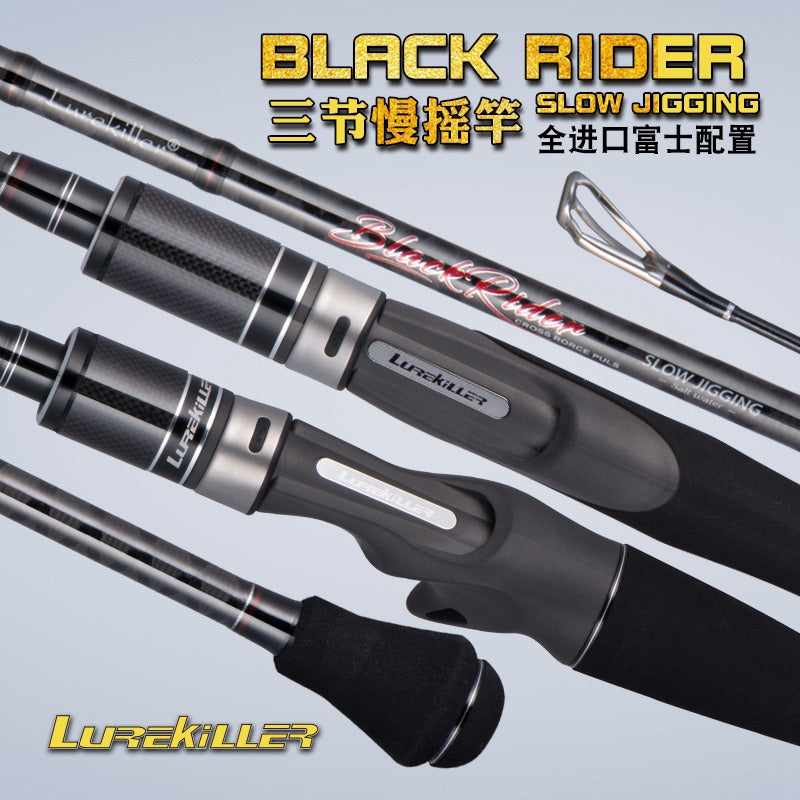 Lurekiller Joran Pancing Jigging BLACK RIDER 1.9M FUJI Slow Jigging JP025