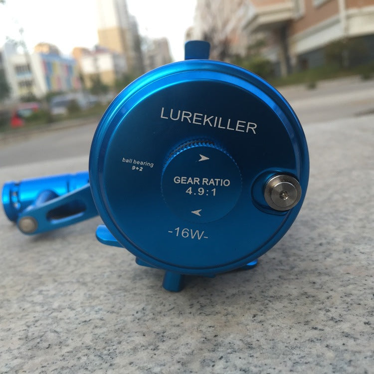 LUREKILLER ASLI Reel OverHead 30kg reel OH Handle Kanan dan Kiri Drag CNC Reel pancing Trolling dan jigging RP018