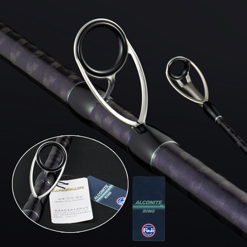 LUREKILLER joran surf gazer 4.2m joran pancing bahan Hi-power X spiral CW100-300 joran pasiran_FUJI DPS||4.2M JP055