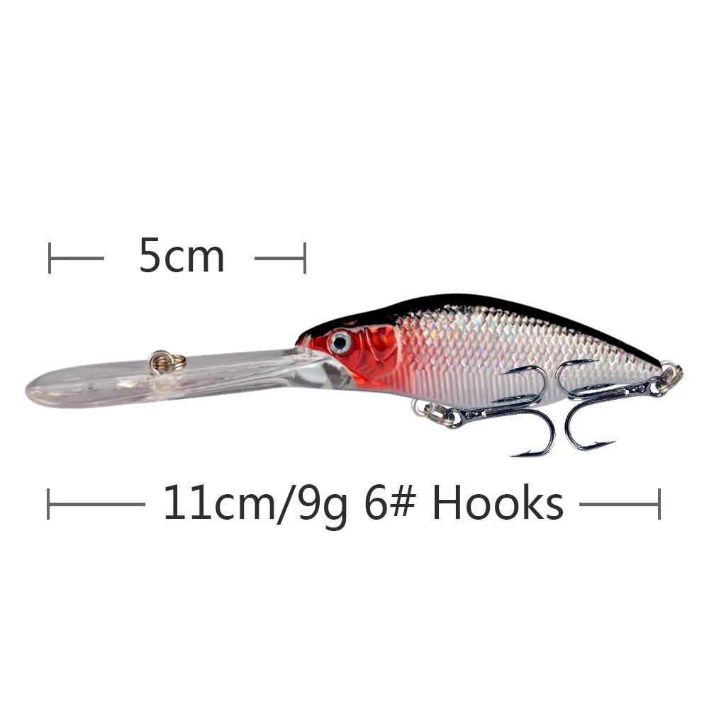 Umpan Pancing Minnow Lidah Panjang 9g 11.5cm - Lure Casting Longlips MN305