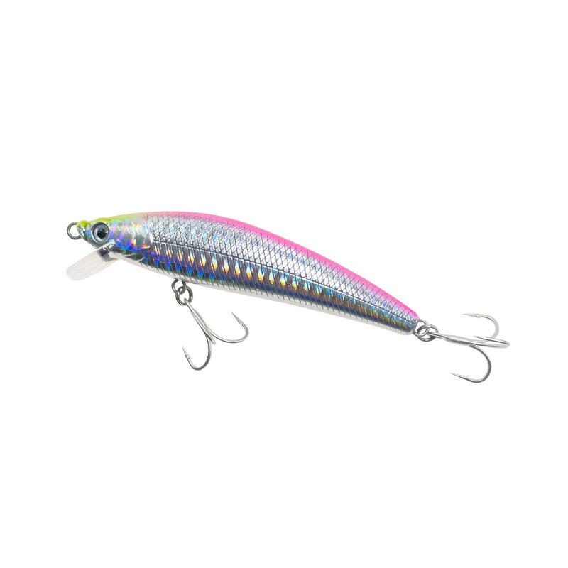 Umpan Pancing Minnow Floating 12g - Lure Minnow dengan Mata 3D dan Hook Super Tajam Tahan Korosi MN301