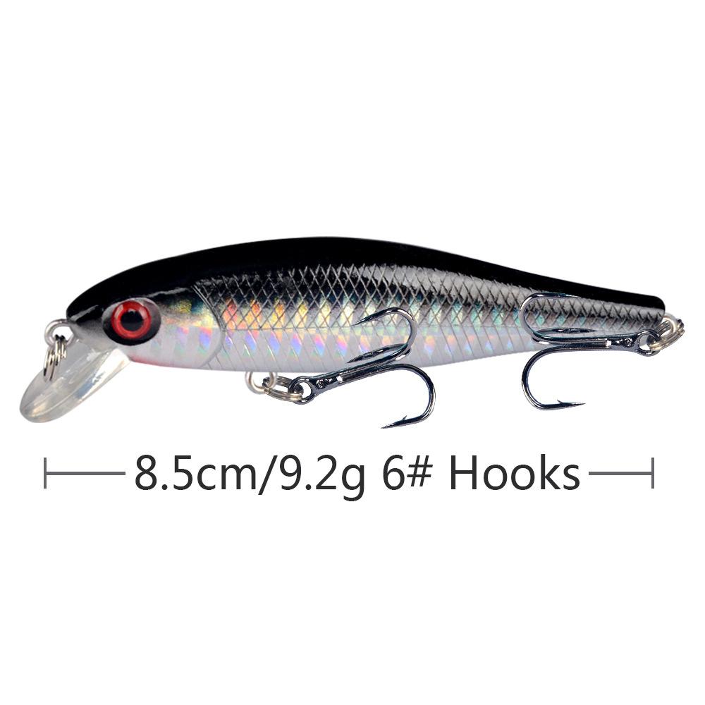 Umpan Pancing Minnow 9.2g 8.5cm - Lure Casting Tipe FLOATING dengan Aksi Stabil MN310