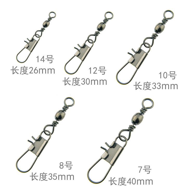 100PCS dan 200PCS SNAP SWIVEL berbagai ukuran bahan stainless steel tahan korosi dan kuat SNAPSWIVEL02