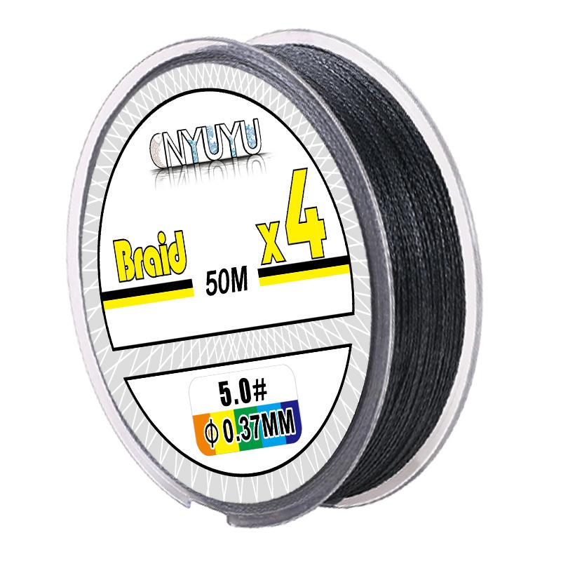 senar PE X9 NYUYU BRAID 100M & 300M MUTLICOLOR fishing line super smooth super strong SP027