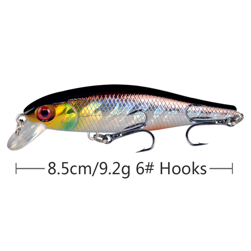 Umpan Pancing Minnow 9.2g 8.5cm - Lure Casting Tipe FLOATING dengan Aksi Stabil MN310