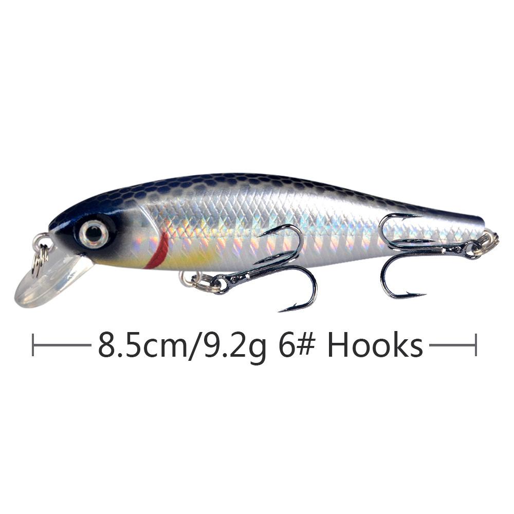 Umpan Pancing Minnow 9.2g 8.5cm - Lure Casting Tipe FLOATING dengan Aksi Stabil MN310