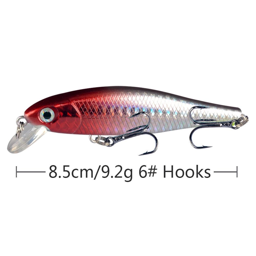 Umpan Pancing Minnow 9.2g 8.5cm - Lure Casting Tipe FLOATING dengan Aksi Stabil MN310