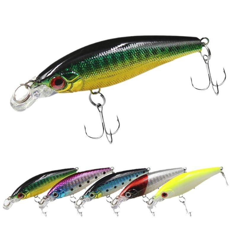 Umpan Pancing Minnow Floating 6.7g 7.5cm - Mata 3D Hook 4X Strong Tahan Korosi MN300