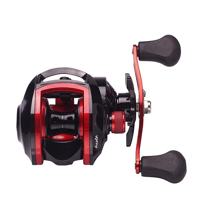 LIZARD Reel Baitcasting AUDI RP060 - Gear Ratio 7.2:1, 18+1BB, Spool Aluminium, Max Drag 8kg