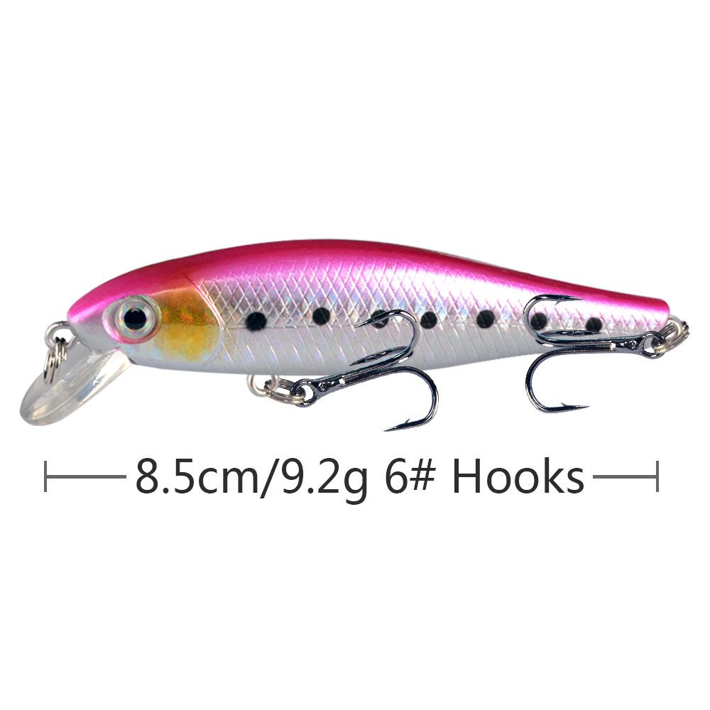 Umpan Pancing Minnow 9.2g 8.5cm - Lure Casting Tipe FLOATING dengan Aksi Stabil MN310