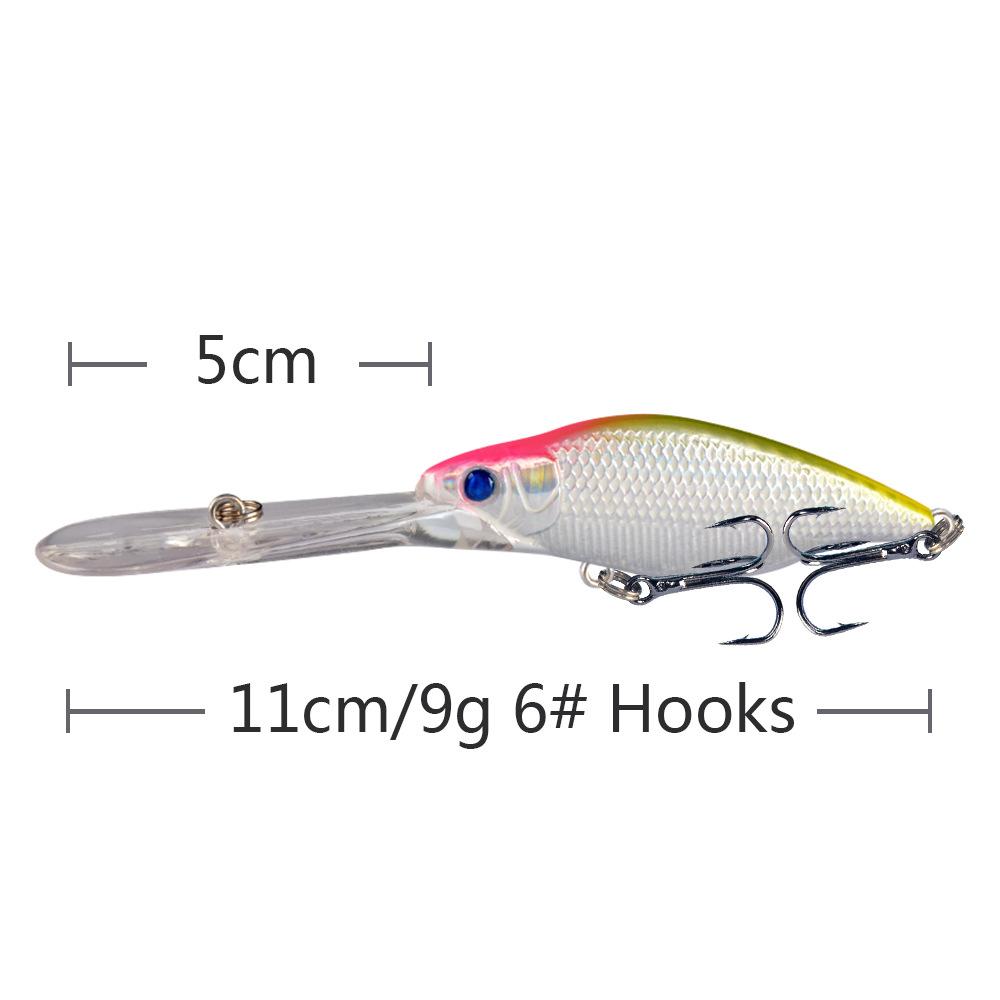 Umpan Pancing Minnow Lidah Panjang 9g 11.5cm - Lure Casting Longlips MN305