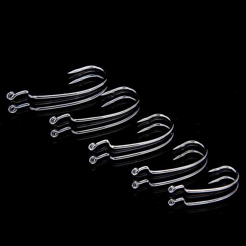 10pcs worm hook BKK berbagai pilihan ukuran kail softlure kualitas tajam tahan korosi KUP040