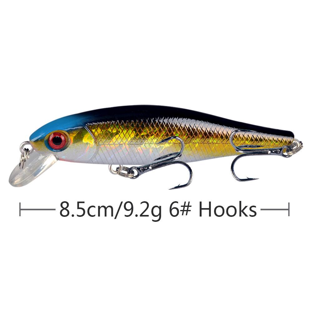 Umpan Pancing Minnow 9.2g 8.5cm - Lure Casting Tipe FLOATING dengan Aksi Stabil MN310