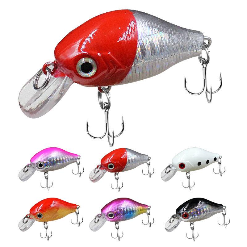 Umpan Pancing Minnow 8g 6cm - Lure Casting dengan Mata 3D dan Aksi Stabil MN302