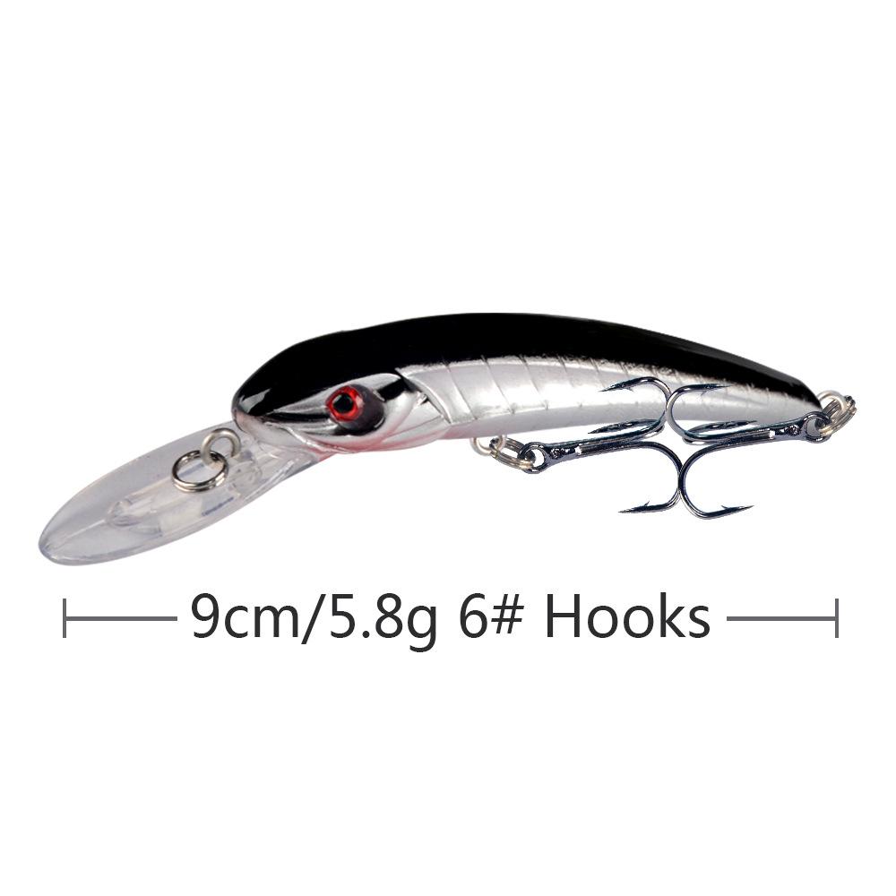 Umpan Pancing Minnow Crank New Model 5.8g 9cm - Lure Casting Tipe Floating MN304