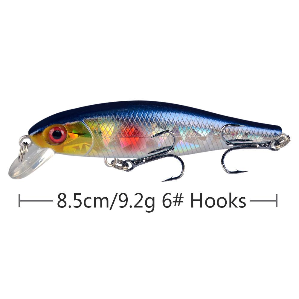 Umpan Pancing Minnow 9.2g 8.5cm - Lure Casting Tipe FLOATING dengan Aksi Stabil MN310