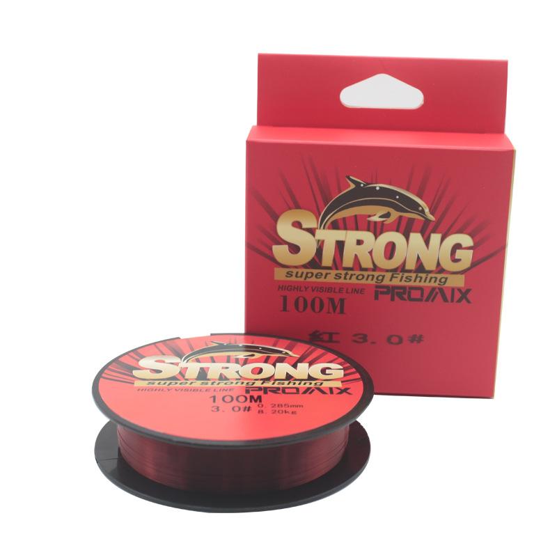 senar pancing nilon STRONG PROMIX 100m super strong anti kriting kualitas tinggi SP057