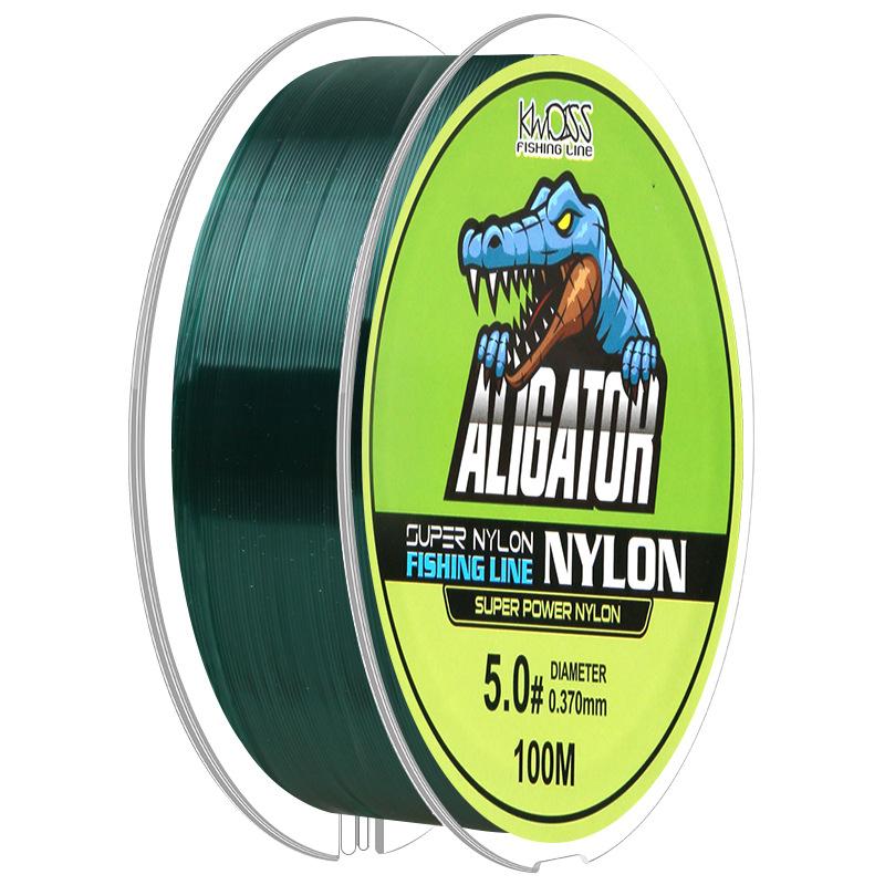 senar pancing nylon aligator 100m super strong anti kriting kualitas tinggi SP063