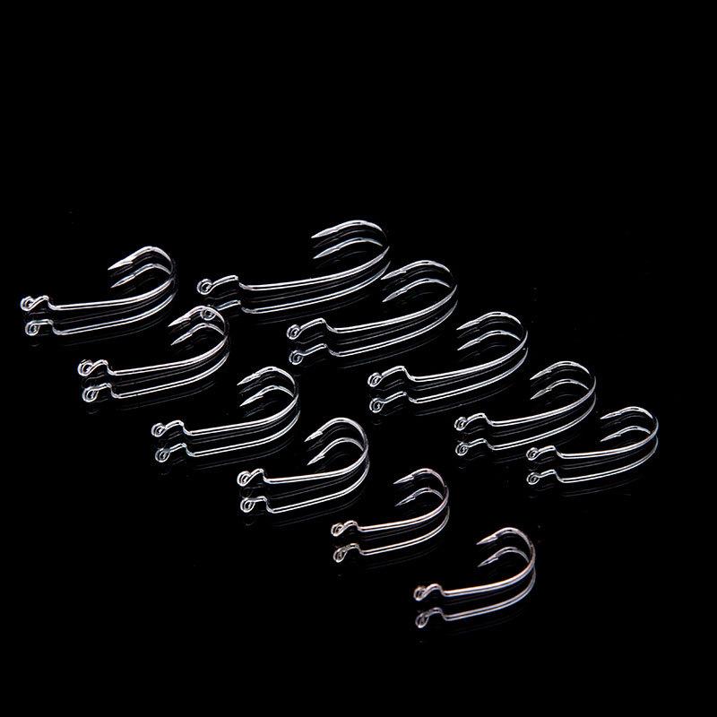 10pcs worm hook BKK berbagai pilihan ukuran kail softlure kualitas tajam tahan korosi KUP040