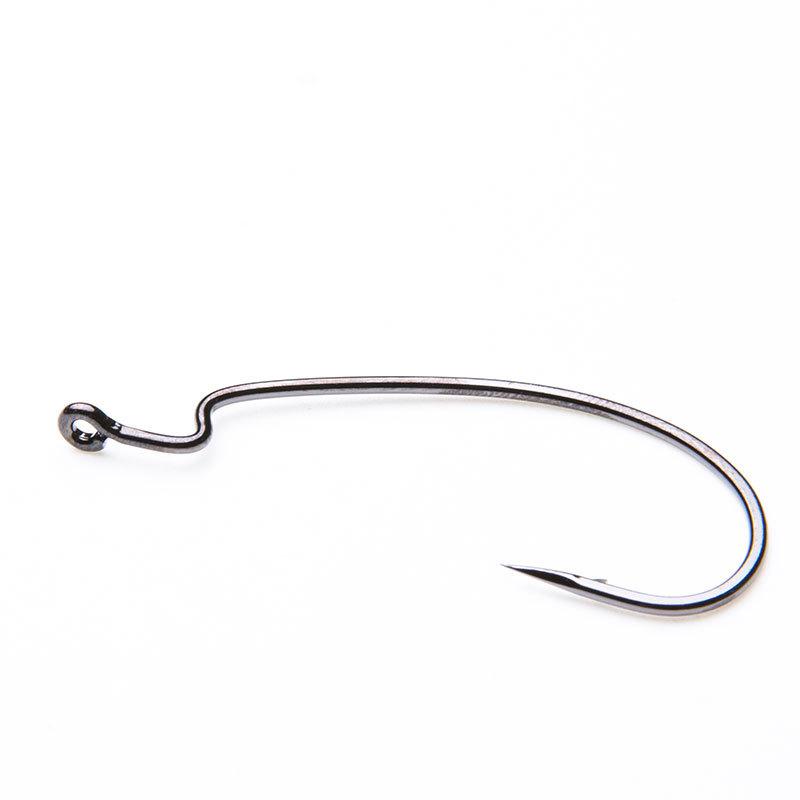 10pcs worm hook BKK berbagai pilihan ukuran kail softlure kualitas tajam tahan korosi KUP040