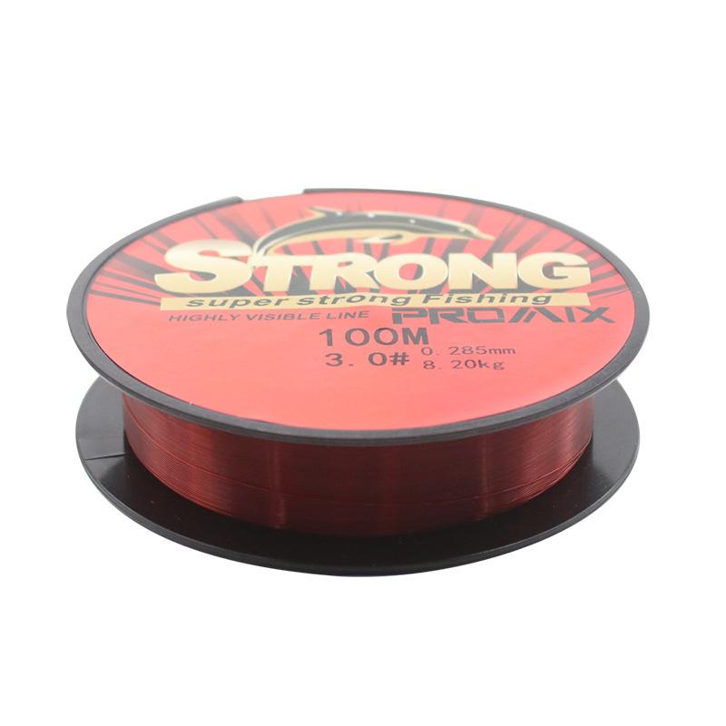 senar pancing nilon STRONG PROMIX 100m super strong anti kriting kualitas tinggi SP057