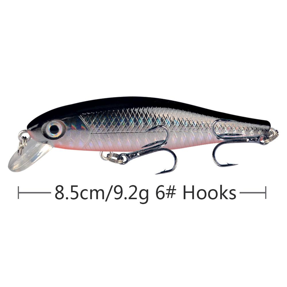 Umpan Pancing Minnow 9.2g 8.5cm - Lure Casting Tipe FLOATING dengan Aksi Stabil MN310