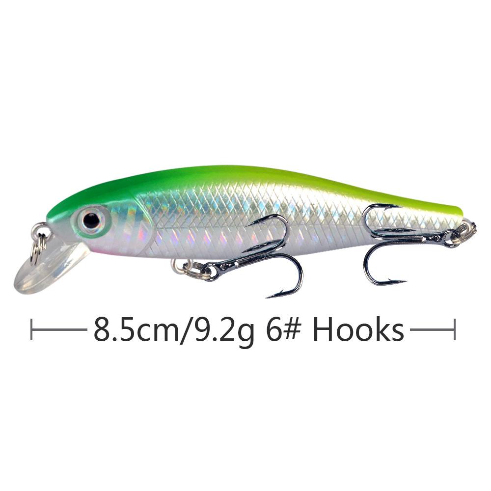 Umpan Pancing Minnow 9.2g 8.5cm - Lure Casting Tipe FLOATING dengan Aksi Stabil MN310