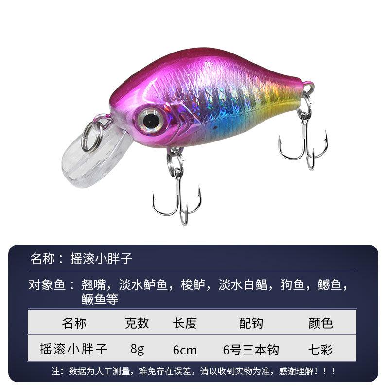 Umpan Pancing Minnow 8g 6cm - Lure Casting dengan Mata 3D dan Aksi Stabil MN302