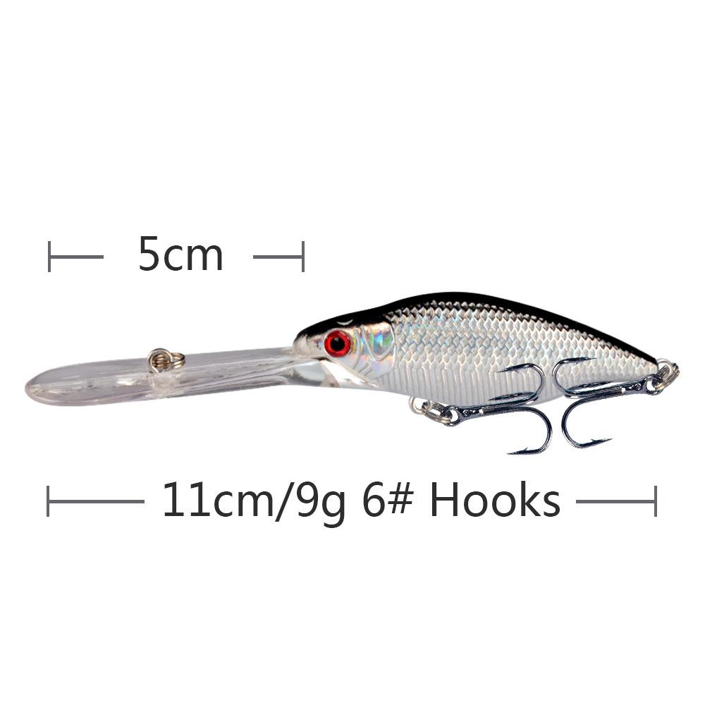 Umpan Pancing Minnow Lidah Panjang 9g 11.5cm - Lure Casting Longlips MN305