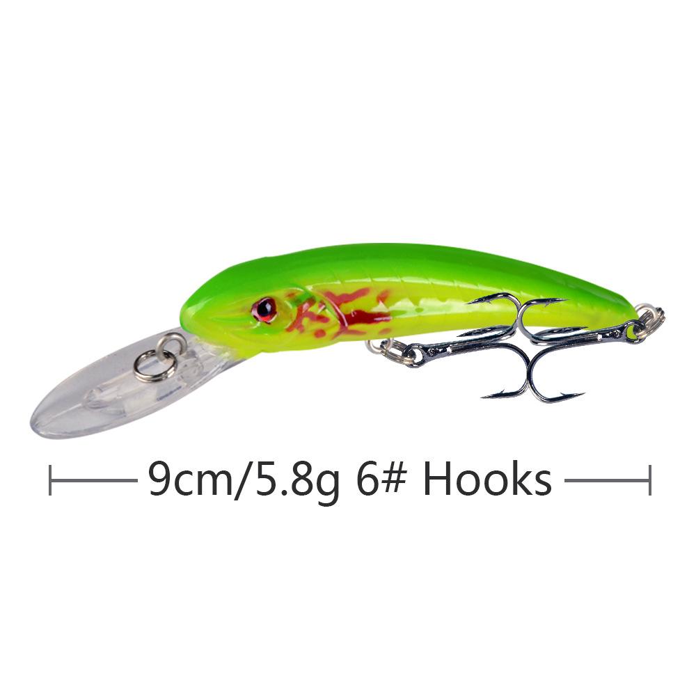 Umpan Pancing Minnow Crank New Model 5.8g 9cm - Lure Casting Tipe Floating MN304