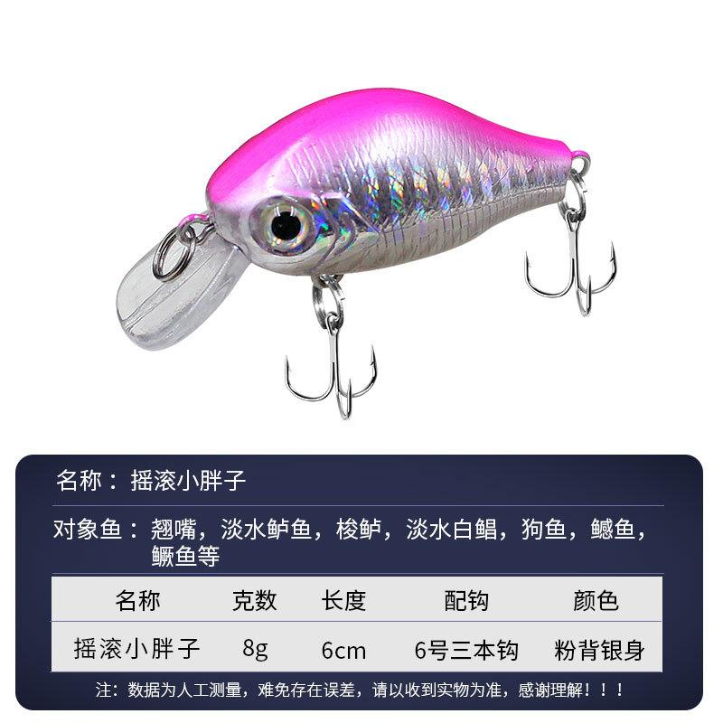 Umpan Pancing Minnow 8g 6cm - Lure Casting dengan Mata 3D dan Aksi Stabil MN302