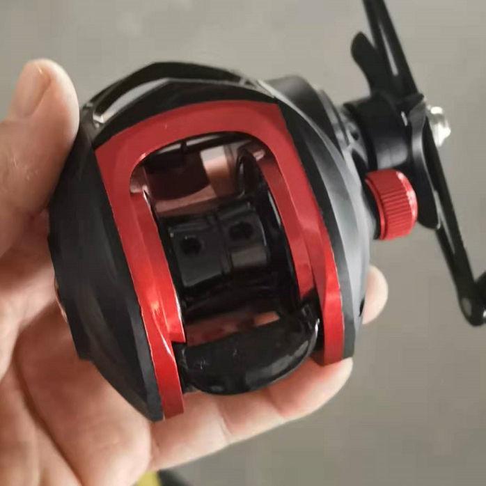 LIZARD Reel Baitcasting AUDI RP060 - Gear Ratio 7.2:1, 18+1BB, Spool Aluminium, Max Drag 8kg