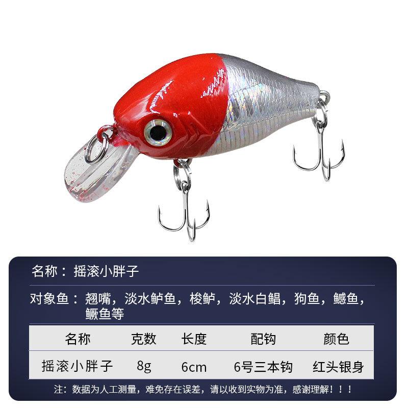 Umpan Pancing Minnow 8g 6cm - Lure Casting dengan Mata 3D dan Aksi Stabil MN302