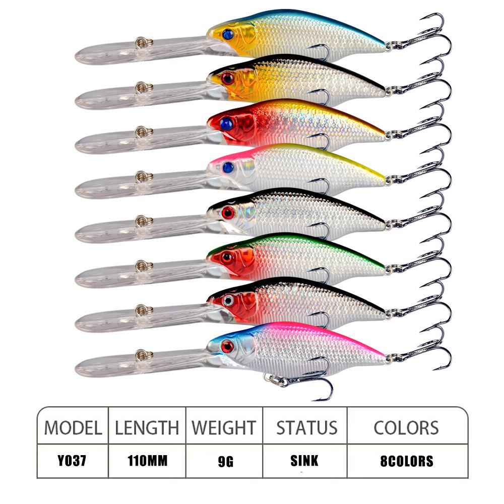 Umpan Pancing Minnow Lidah Panjang 9g 11.5cm - Lure Casting Longlips MN305