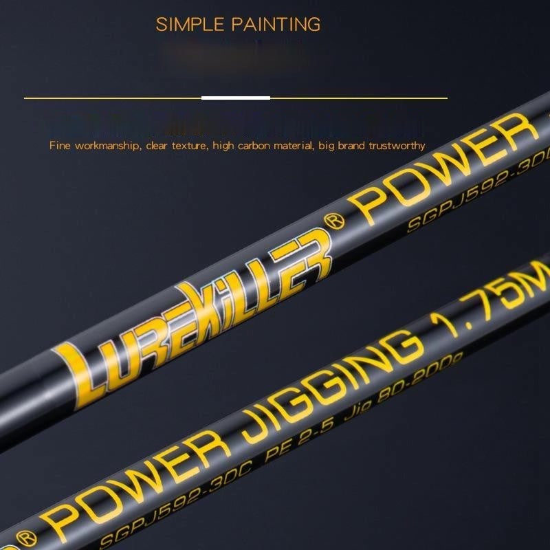 Lurekiller Joran Pancing POWER JIGGING 1.75M FUJI PE 2-5 Jig 80-200G Spinning/Casting JP004