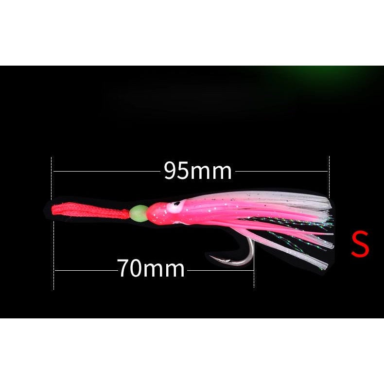LUREKILLER Assist Hook Squid Jigbait ukuran S/M/L kail rumbai cumi GID JB014