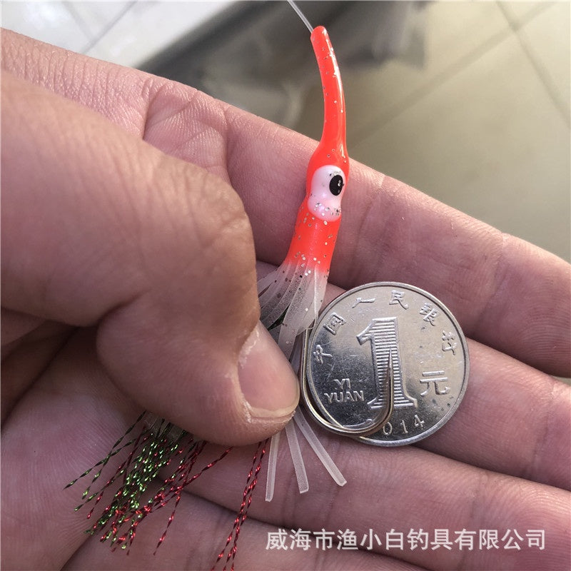 LureKiller Kail Umpan Pancing Luminous Hook Sabiki Kotrekan KU002
