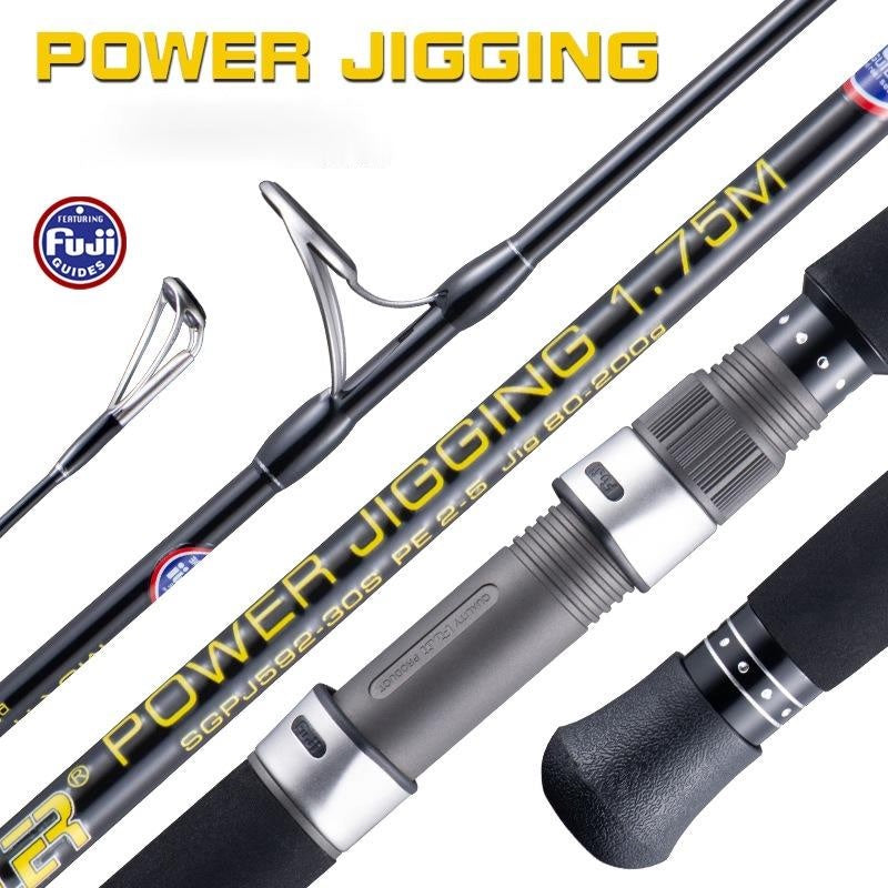 Lurekiller Joran Pancing POWER JIGGING 1.75M FUJI PE 2-5 Jig 80-200G Spinning/Casting JP004